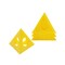 Hyde Hyde 2-1/2 in. W Yellow Plastic Painter's Pyramid Work Supports 43510 - alternate 5